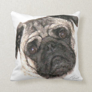 Carlin artistique Coussin face