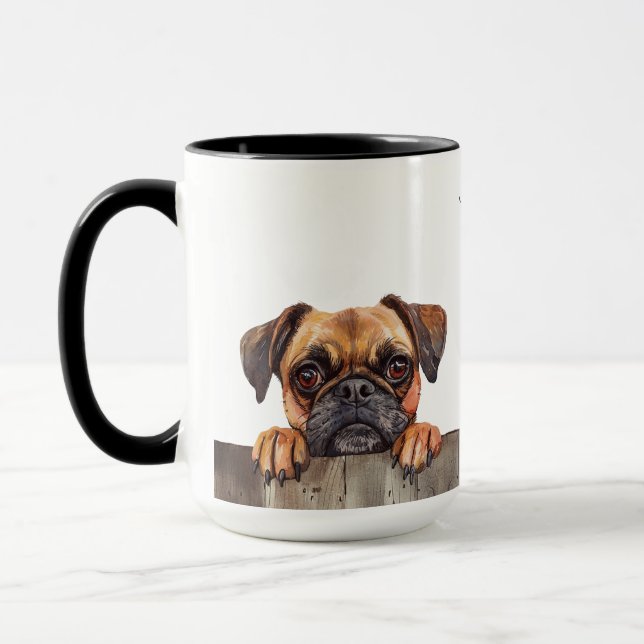 Carlin Chien Mug (Gauche)