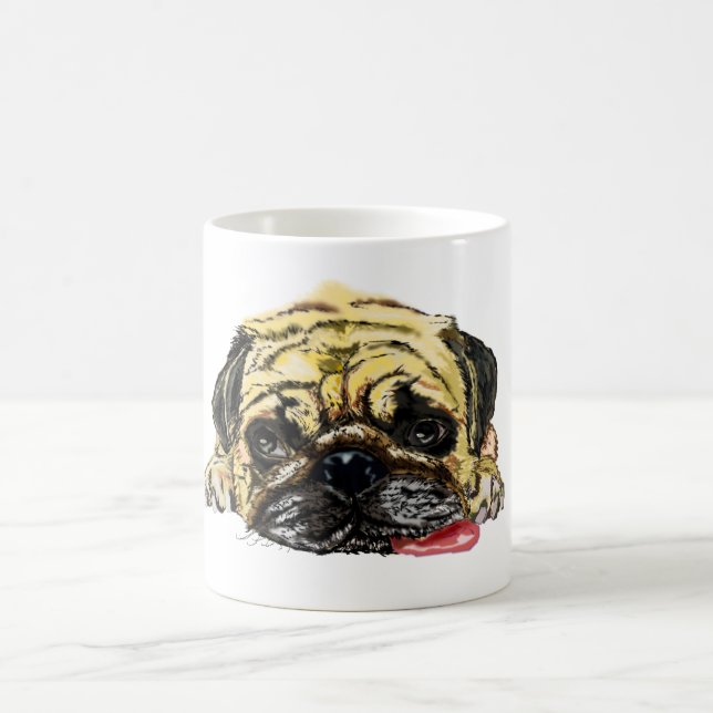 Carlin Chien Mug drôle (Centre)