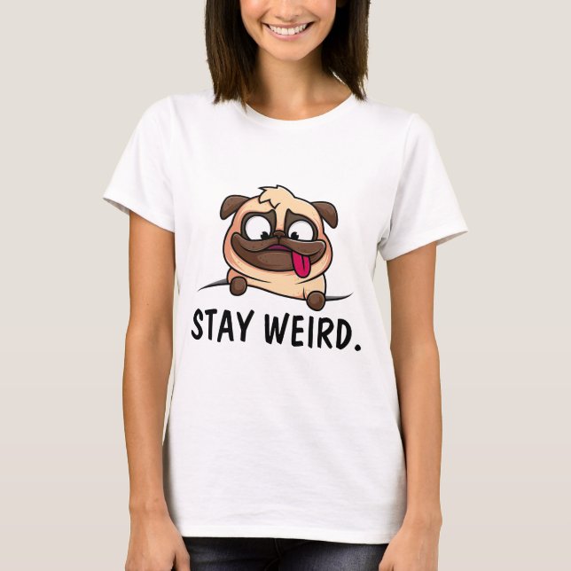 CARLIN CHIEN SÉJOURNER T-SHIRTS WEIRD (Devant)