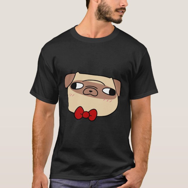 Carlin Cravate Bow Face T-shirt classique 598 (Devant)