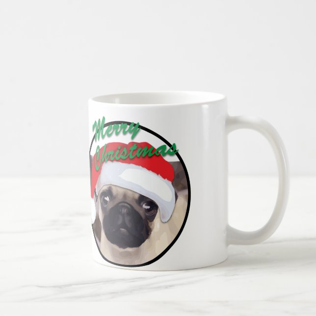 Carlin de Noël - Blanc 11 oz classique Mug blanc (Droite)