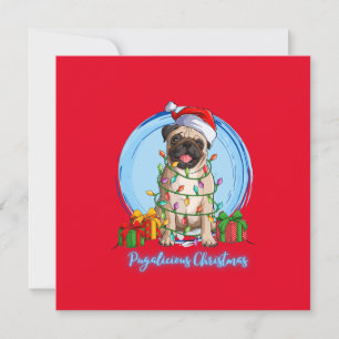 Carlin de Noël  Carte de vœux