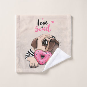 Carlin Dog Love Is Sweet Gift, Carlin Lover Idée