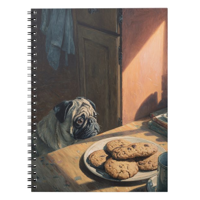 Carlin et cookies Carnet spiral (Devant)