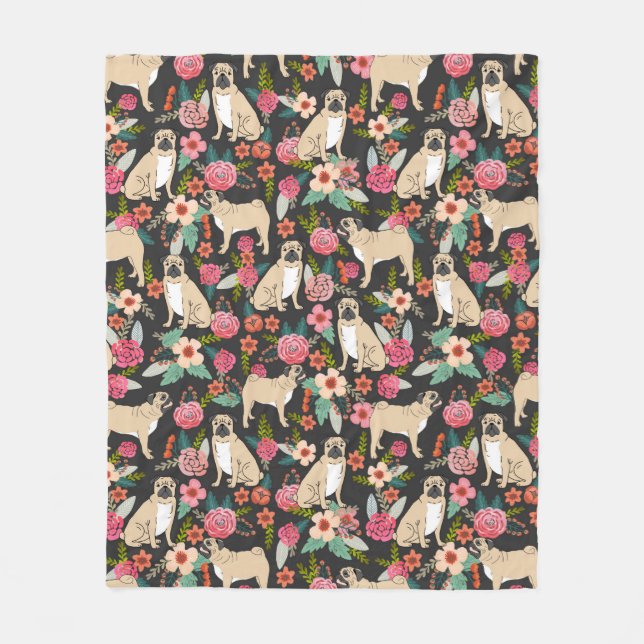 Carlin flancs couverture - joli carlin floral desi (Devant)
