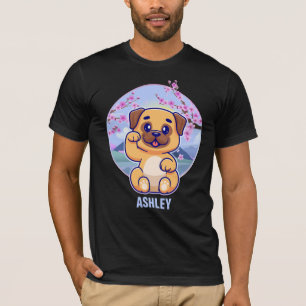 Carlin Kawaii Cute Cadeau Chien animal T-shirt