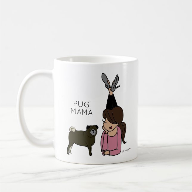 Carlin personnalisé Mama Coffee Mug (Gauche)