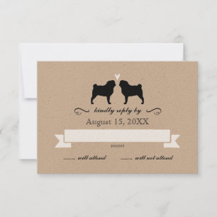 Carlin Silhouettes Mariage RSVP Réponse