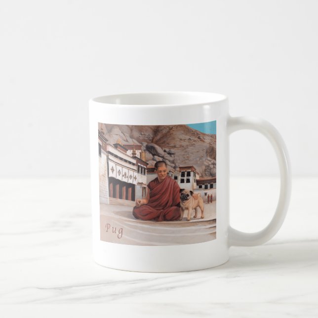 Carlin sur une tasse (Droite)