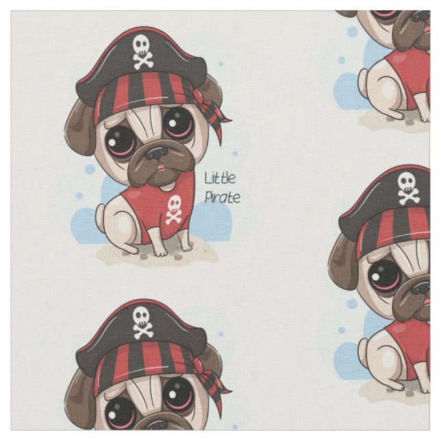Carlin tissu de pirates (Fermer)