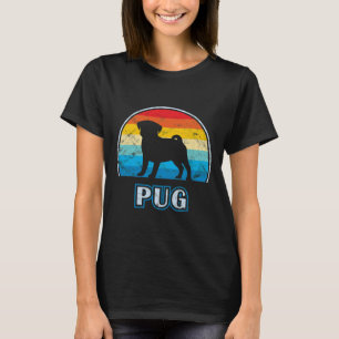 Carlin Vintage Design Chien classique T-shirt 492