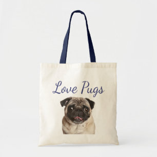 Carlins d'amour Sac fourre - tout de canevas de ch