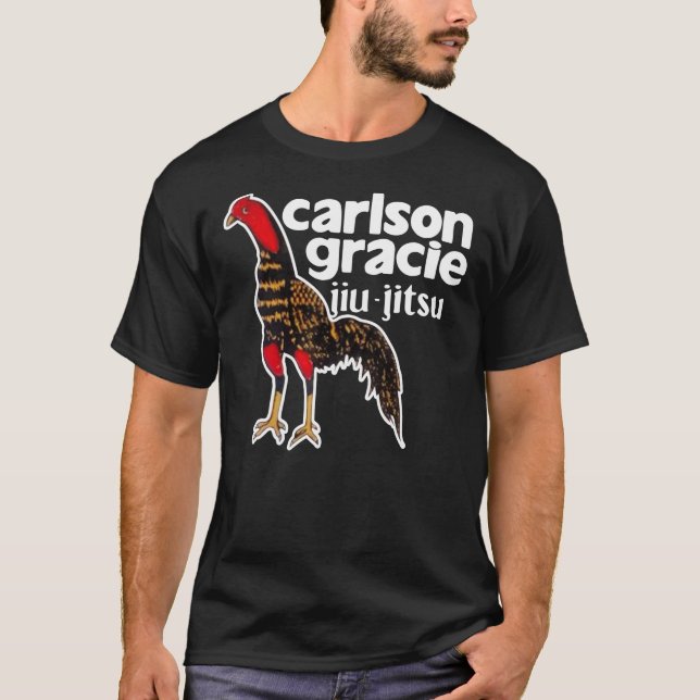 Carlson Gracie Team Logo Rooster Essential T-Shirt (Devant)