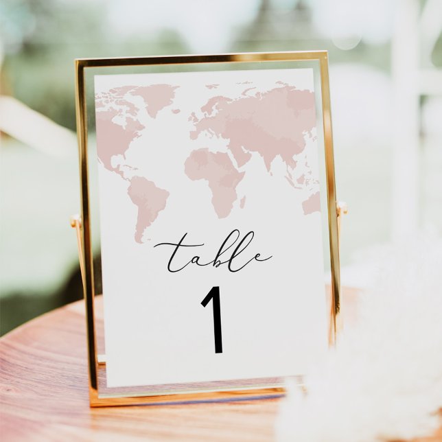 CARMEN Adventure Travel Pink Map Carte Numéro de l (Créateur téléchargé)