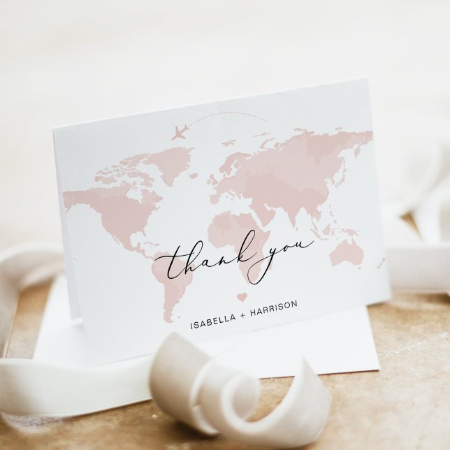 CARMEN Destination Voyage Aventure Rose Carte (Créateur téléchargé)