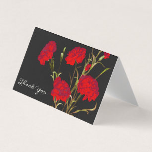 Carnation élégante personnalisable Merci floral