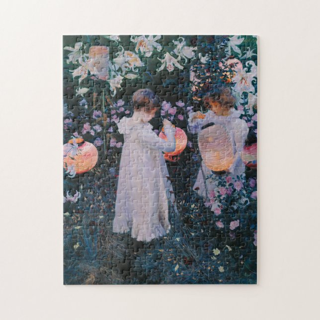 Carnation Lily Rose Puzzle (Vertical)
