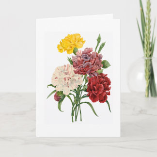 Carnation Se Bien Bientôt Carte De Voeux