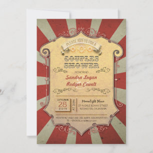 carnaval couples douche invitations