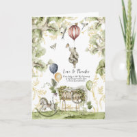 Carnaval de cirque | Merci de Baby shower des bois