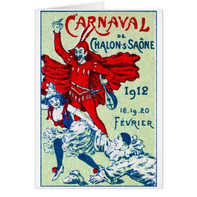 Carnaval de France 1912 (Devant)