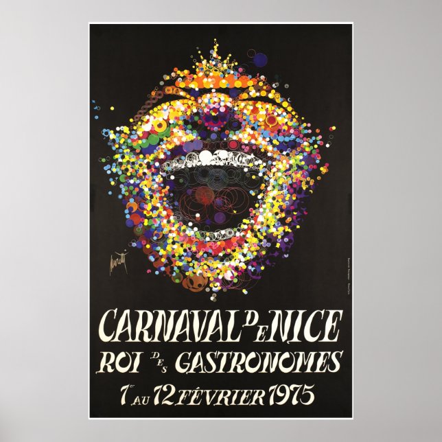 Carnaval de Nice, Roi des gastronomes, Poster (Devant)