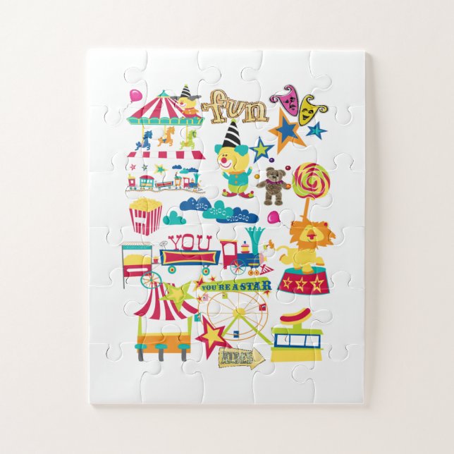 Carnaval de puzzles cirque  (Vertical)