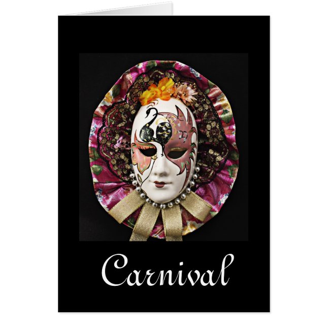 Carnaval, Mardis Gras Mask (Devant)