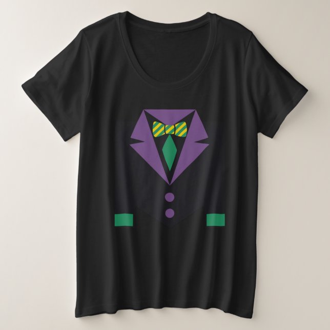 Carnaval Masquerade Tuxedo Hommes Parade Mardi Gra (Design devant)