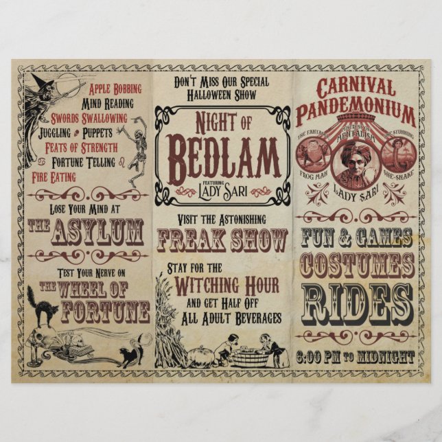 Carnaval Pandemonium Flyer (Devant)