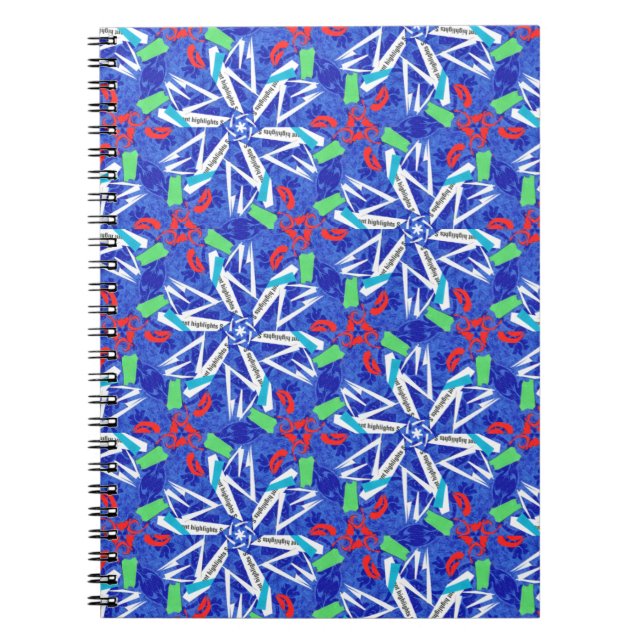 Carnet Сollage snowflakes (Devant)