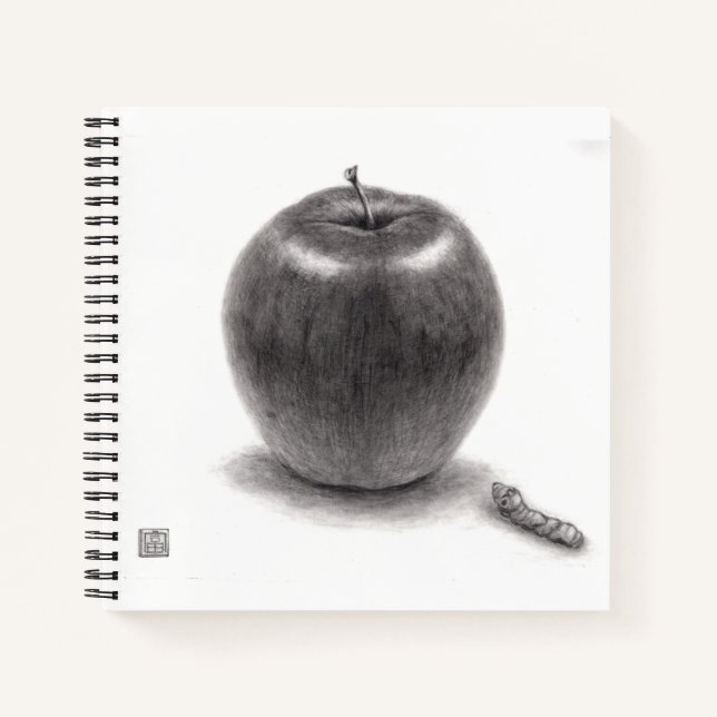 CARNET りんごとあおむし (Devant)