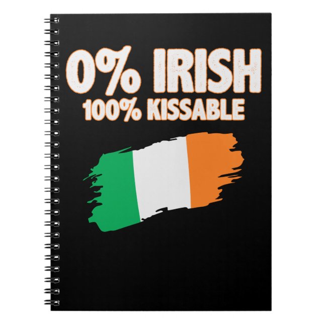 Carnet 0% Irlandais 100% Kissable (Devant)