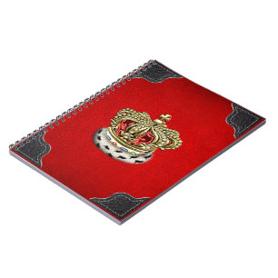 Carnet [100] Couronne royale [Fourrure+Or][Rouge]
