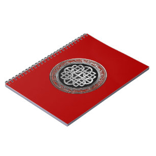 Carnet [100] Croix du noeud d'argent celtique sacré