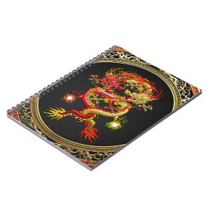 Carnet [100] Dragons rouges et jaunes