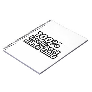 Carnet 100% Enfant noir intelligent