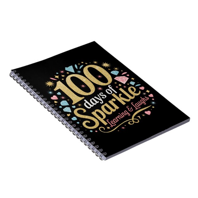 Carnet 100 jours d'école Étincelle d'apprentissage et de  (Côté Droit)