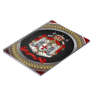 Carnet [100] Knights Templar Coat of Arms