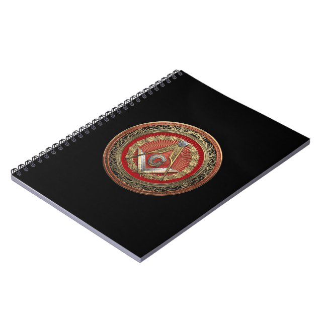 Carnet [100] Master Mason - Carré Or & Compass (Côté gauche)