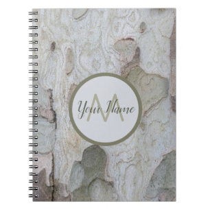 Carnet 100% monogramme naturel avec votre nom!