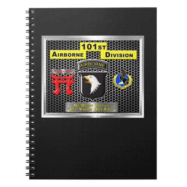 Carnet  101e division aéroportée (Devant)