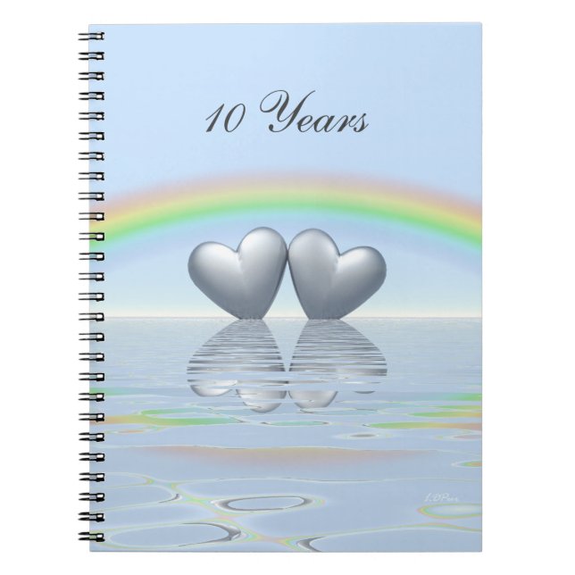 Carnet 10e anniversaire Tin Hearts (Devant)