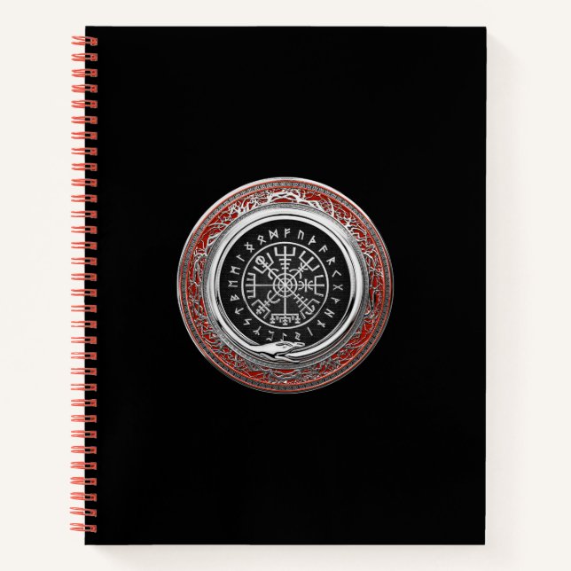 Carnet [110] Vegvisir - Viking Silver Magic Runic Compass (Devant)