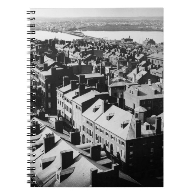 Carnet 1859 : La ville de Boston, le Massachusetts (Devant)