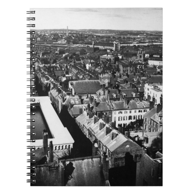 Carnet 1859 :  La ville de Boston, le Massachusetts (Devant)
