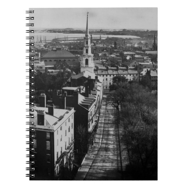 Carnet 1859 :  Une vue de Boston de la Chambre d'état (Devant)