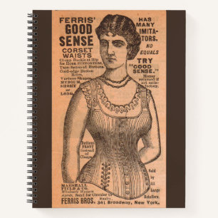 Carnet 1880s Ferris Common Sense Corsets et