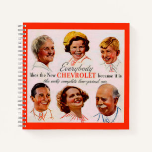 Carnet 1930 Tout Le Monde Aime Chevrolet